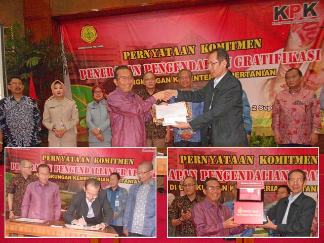 Suswono Targetkan Kementan Bebas Korupsi